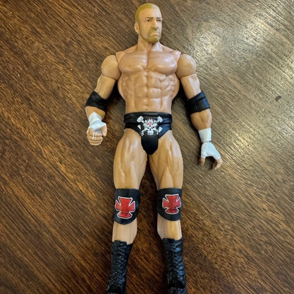 WWE WWF Wrestling Triple H 7" Action Figure Wrestlemania HHH 2011 Mattel